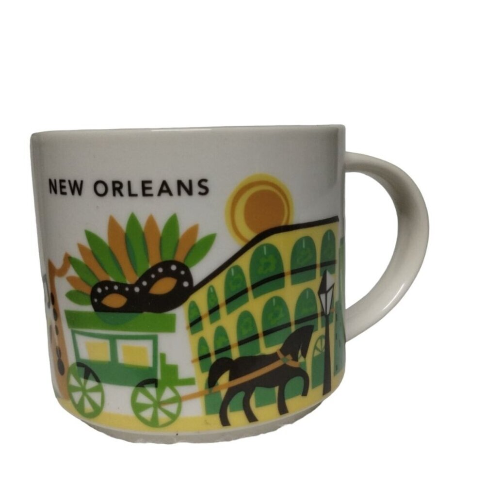 New Orleans Souvenir Coffee Mug, Louisiana Travel Theme, Collectible‎